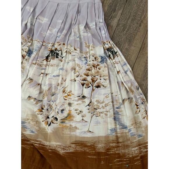 Together Women's Multicolor Floral Print Maxi Skirt Size 12 - Picture 4 of 7